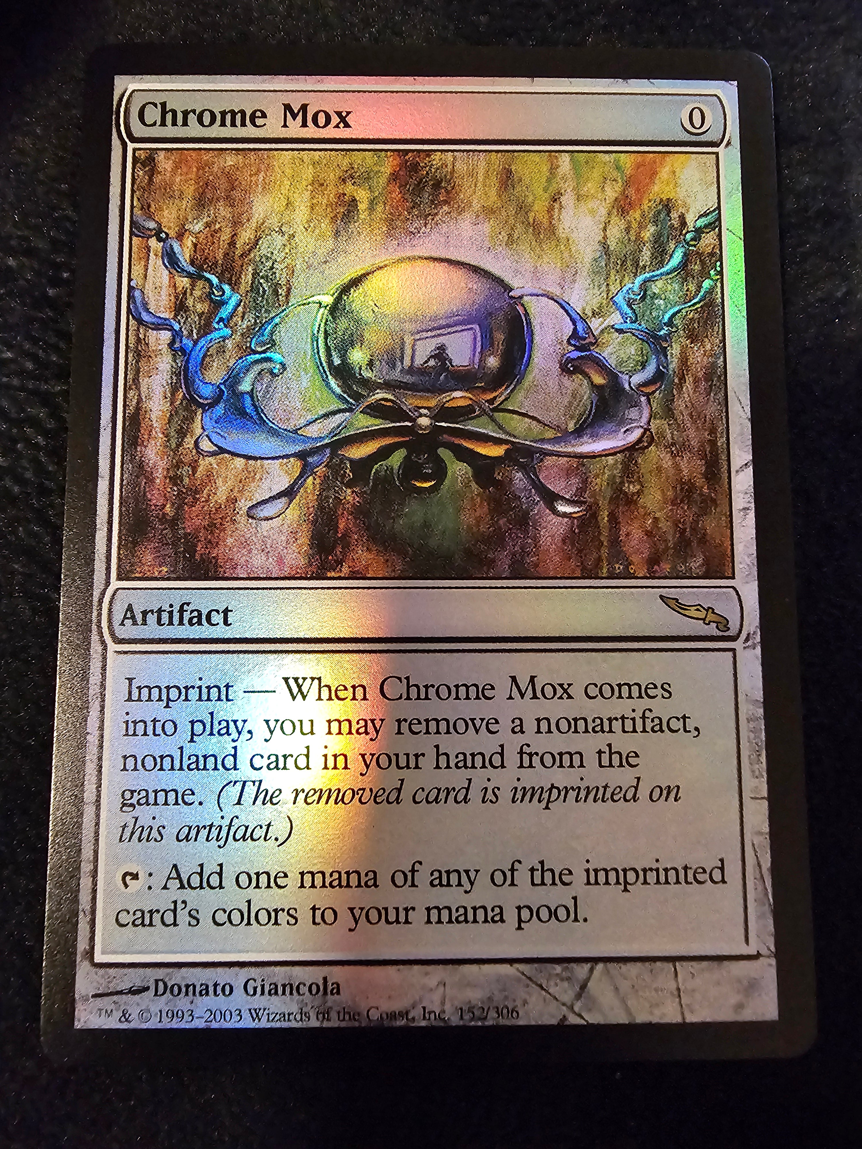 Foil Chrome Mox - Mirrodin - MTG Proxy